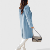 Abrigo de Lana Yara Classic con Silueta Estructurada