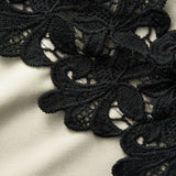 Vestido Midi de Panel de Encaje Asimétrico Diana