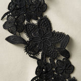 Vestido Midi de Panel de Encaje Asimétrico Diana