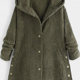 Abrigo de Pana Taia con Capucha